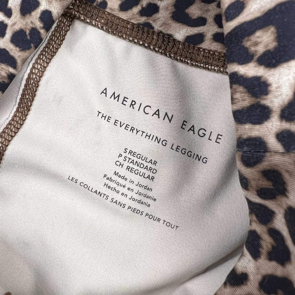 American Eagle Outfitters Women's Leopard Print Everything Leggings - Picture 3 of 6